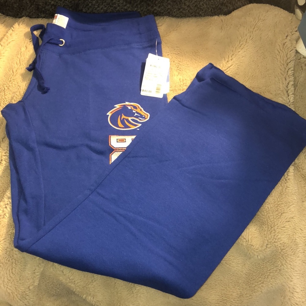 NWT Soffe Boise State Broncos Fleece Pants, XL—-Juniors - Picture 2 of 9